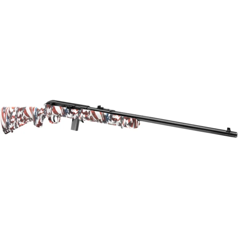 Savage 64 F Rifle 22 LR 21 in. Red White Blue RH
