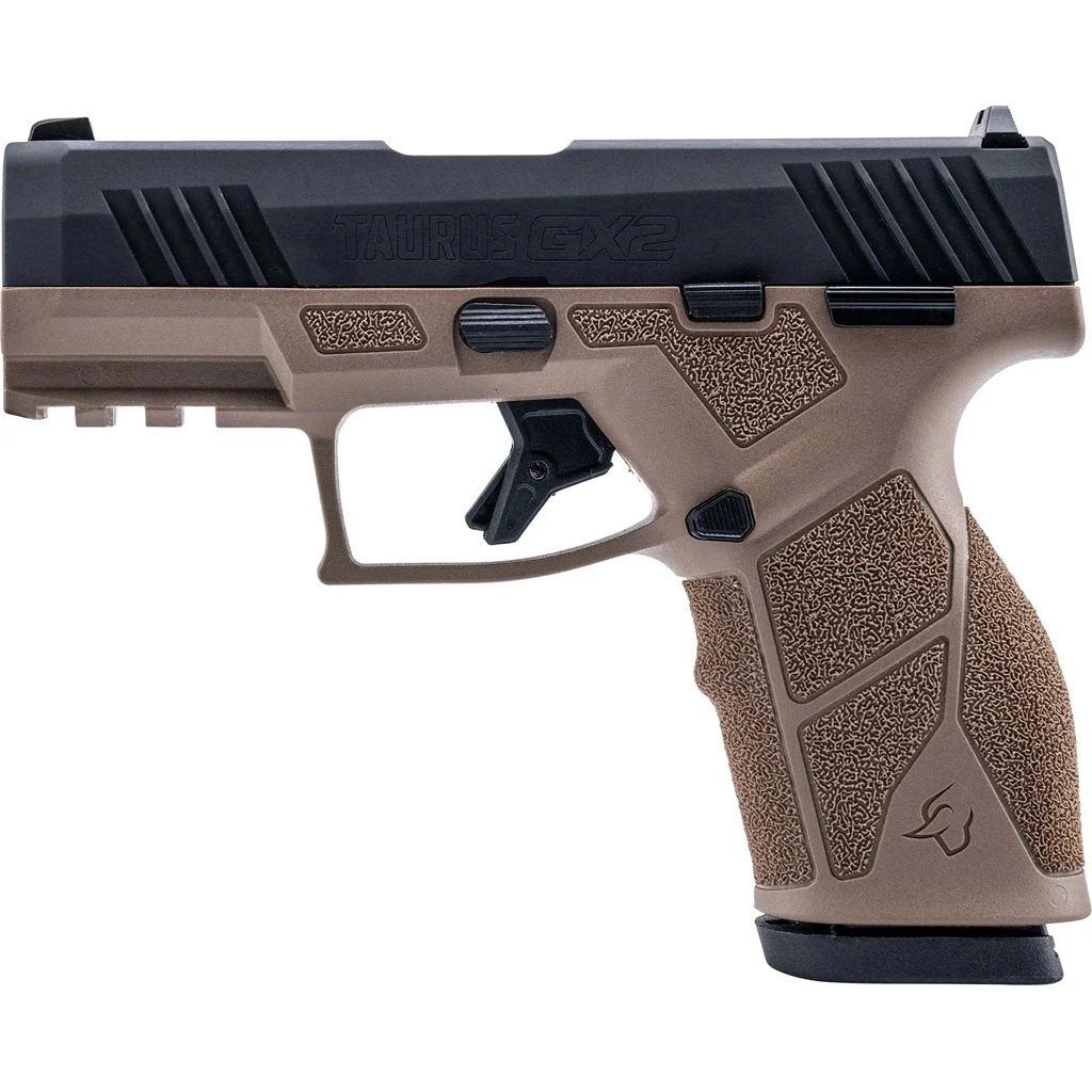 Taurus GX2 Pistol 9mm 3.38 in. Brown Frame/Black Slide 10 rd. - Image 3