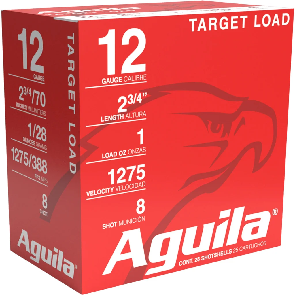 Aguila Target Shotgun Load 12 ga. 2.75 in. 1 oz. 1275 FPS 8 Shot 25 rd. - Image 2