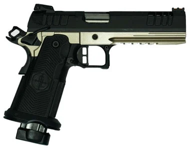 Great Lakes Firearms GL1911DS-9FSSGPLT 1911 DS Synergy 9mm 5″ 20+1 Black/SS Barrel/Galaxy Platinum Cerakote
