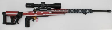 Howa HCRACF65CUSAMDT M1500 6.5 Creedmoor 24″ 10+1 USA Flag Cerakote W/ 4-16×50 Scope, 2 Grips, Bipod