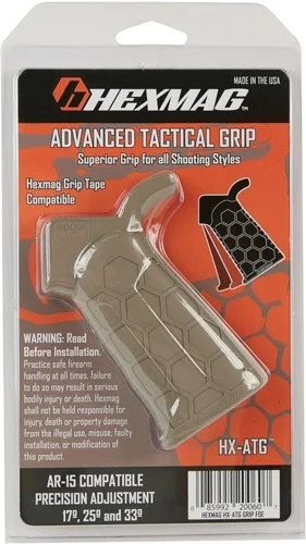 HEXMAG GRIP TACTICAL FDE - FITS AR-15 - Image 4